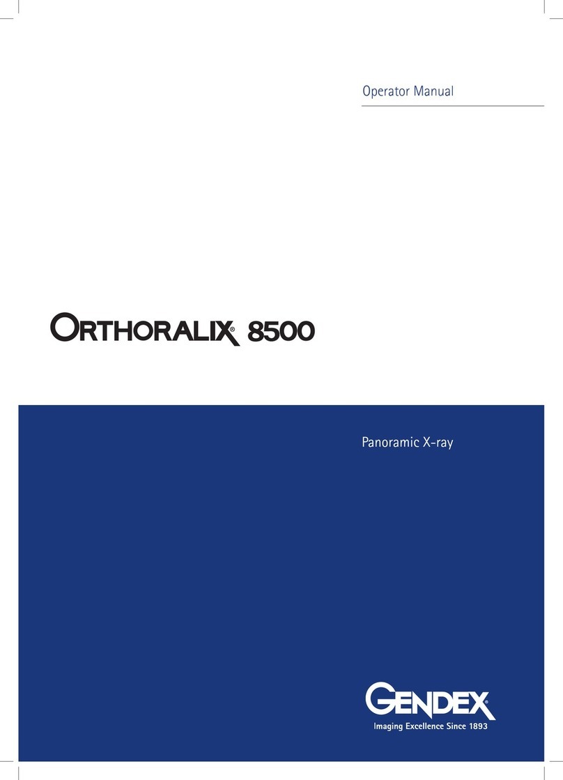 Gendex ORTHORALIX 8500 Operator's manual