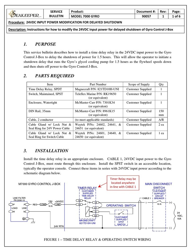 Seakeeper 7000 GYRO manual