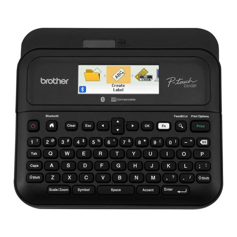 Brother P-touch PT-D610BT User manual