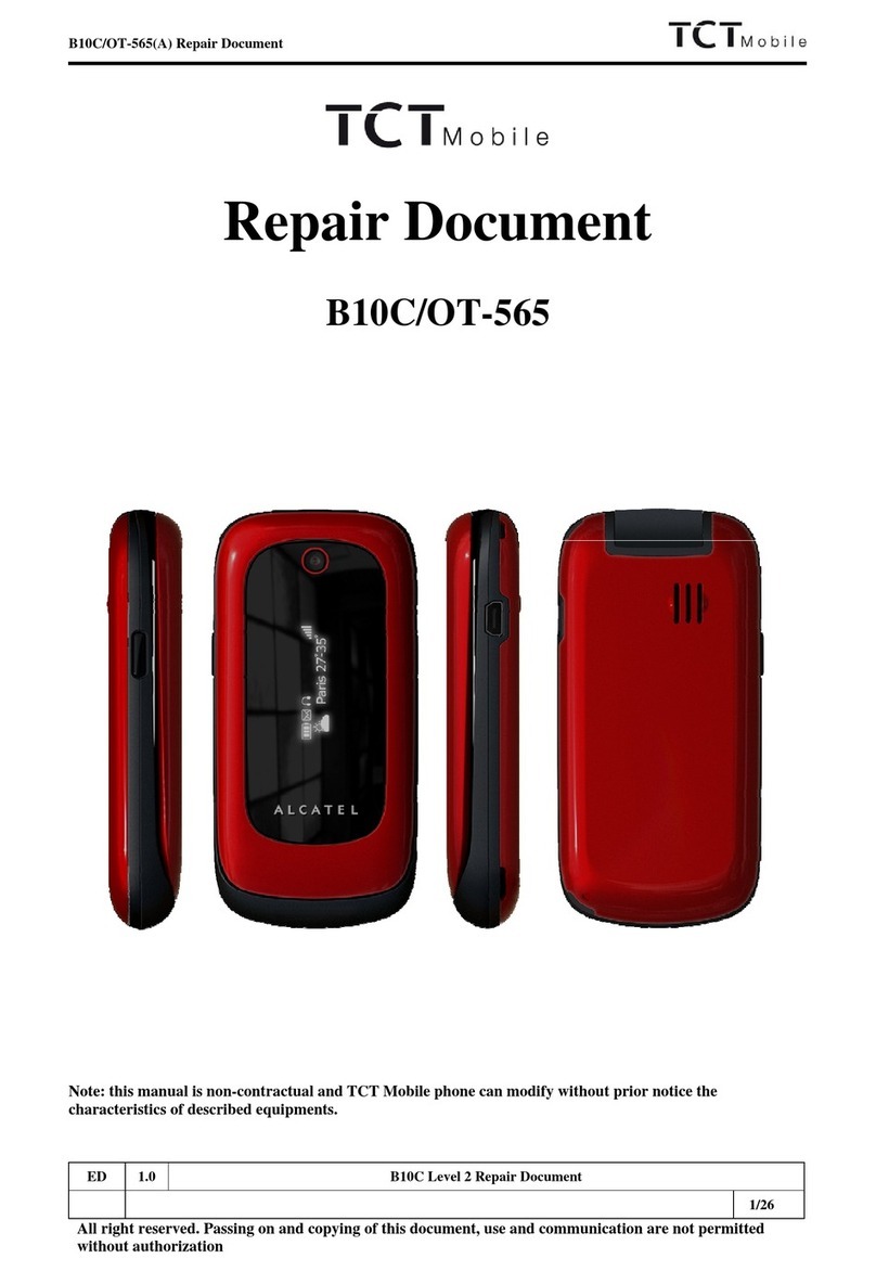 TCT Mobile B10C/OT-565 Technical manual