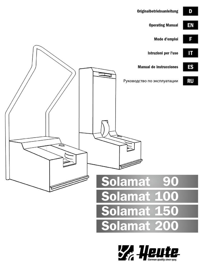 HEUTE Solamat 90 operating manual