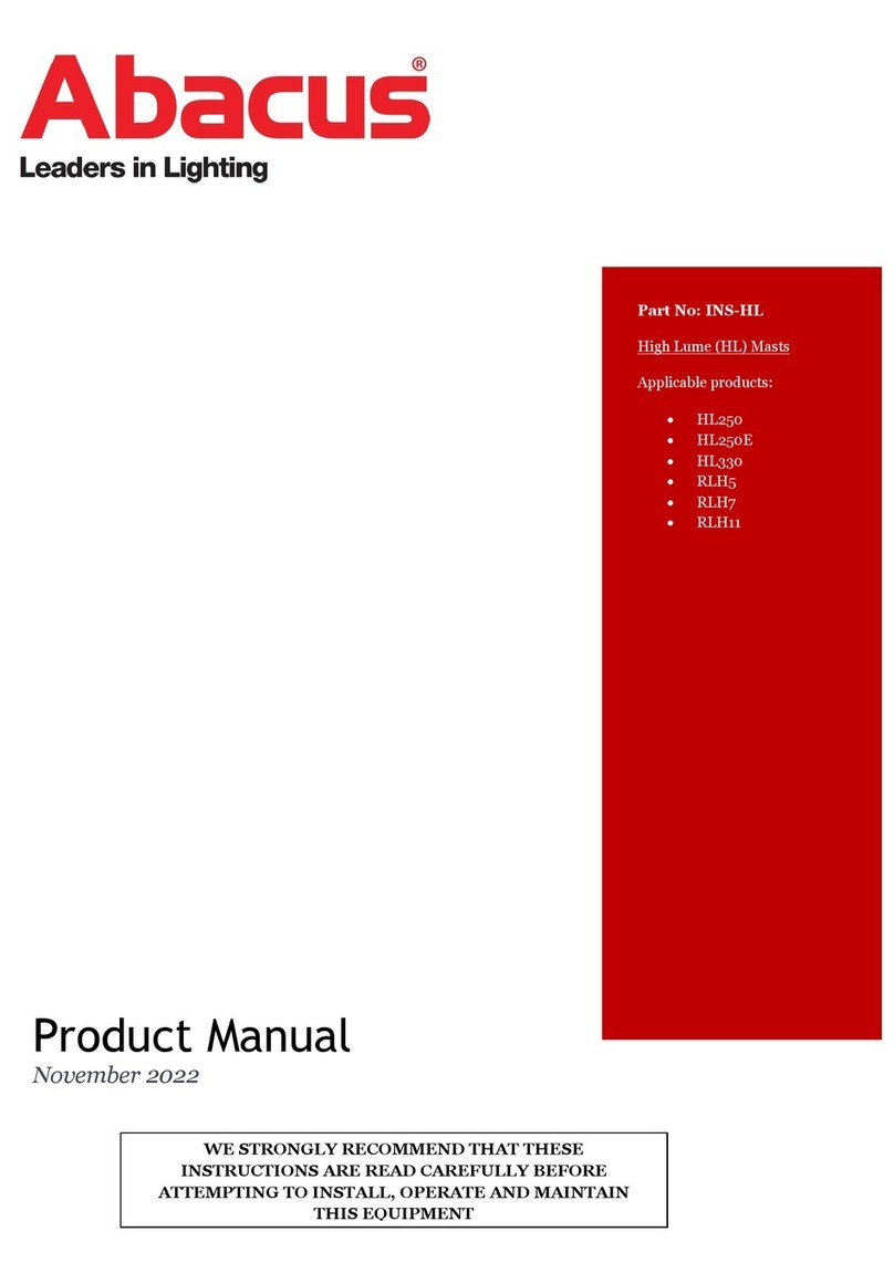 ABACUS HL250 product manual ABACUS HL250 product manual