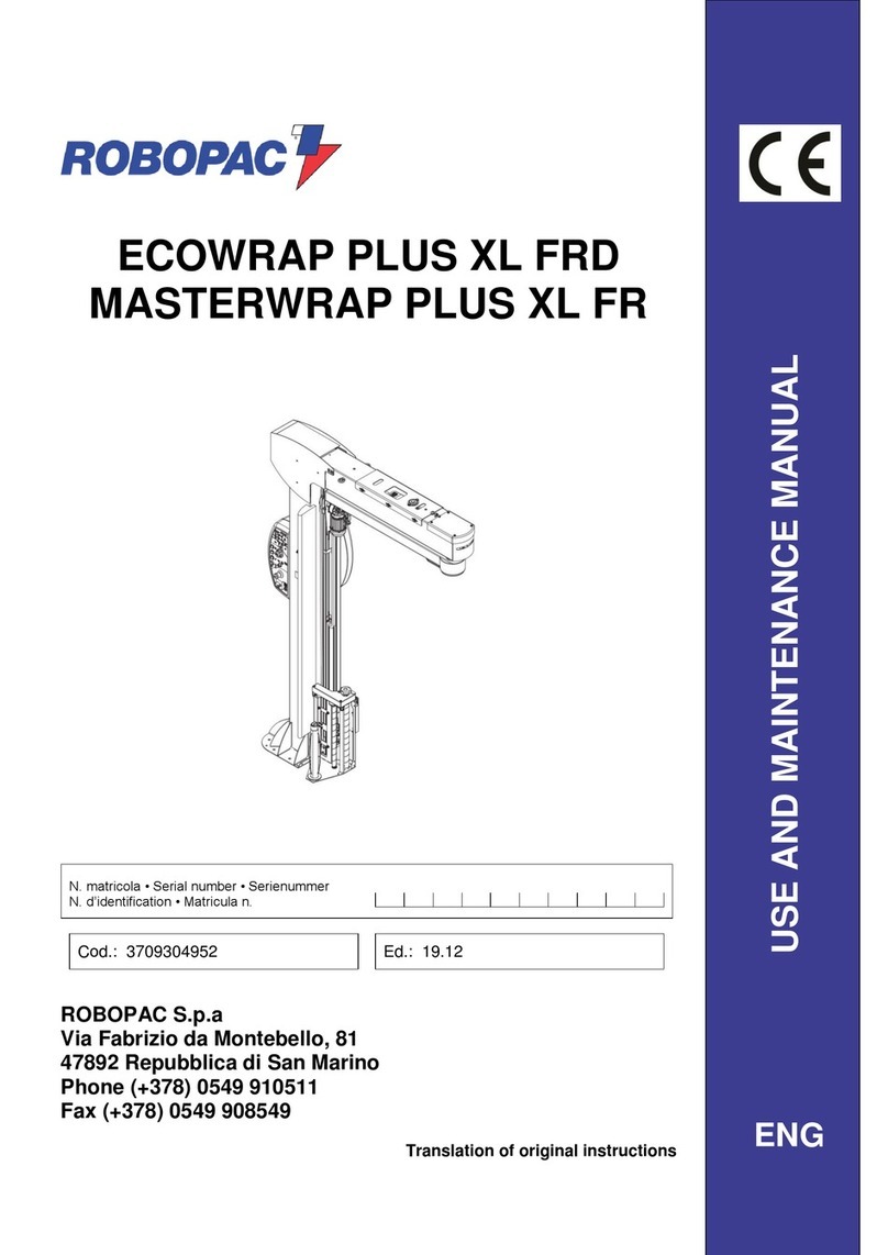 Robopac ECOWRAP PLUS XL FRD User manual