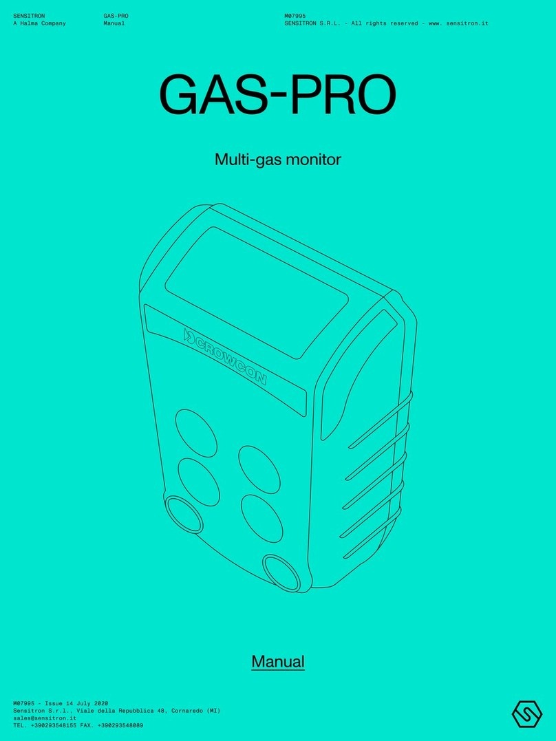 Sensitron GAS-PRO manual