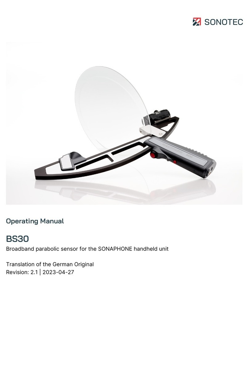 Sonotec SONAPHONE BS30 operating manual