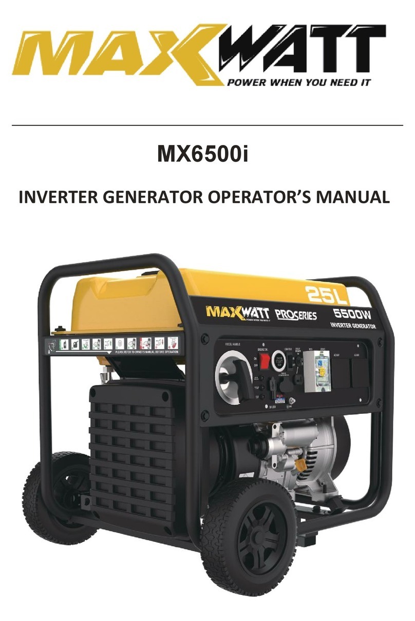 maxwatt MX6500i User manual