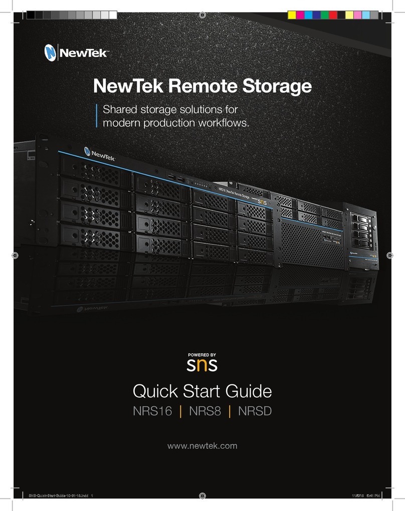 NewTek NRS16 quick start guide NewTek NRS16 quick start guide