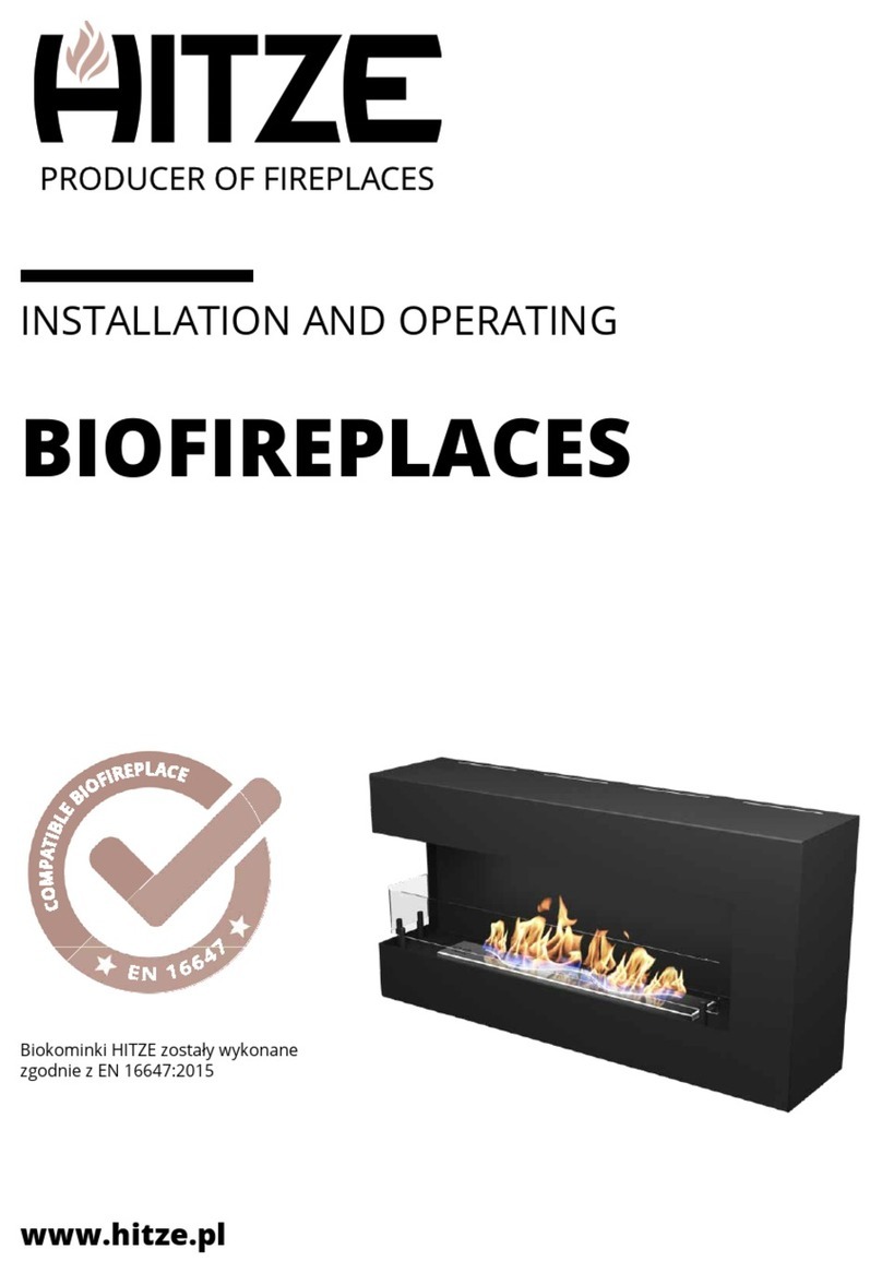 HITZE BLUES UR Installation and operating HITZE BLUES UR Installation and operating