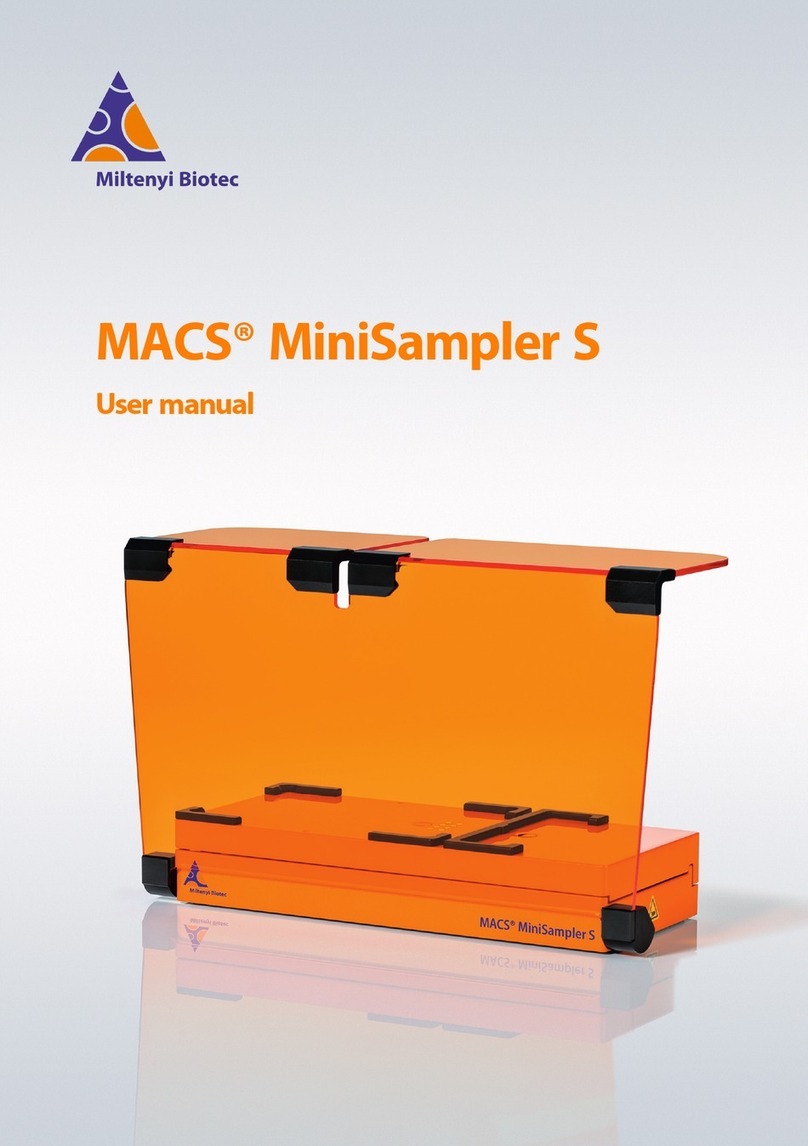 Miltenyi Biotec MACS MiniSampler S user manual