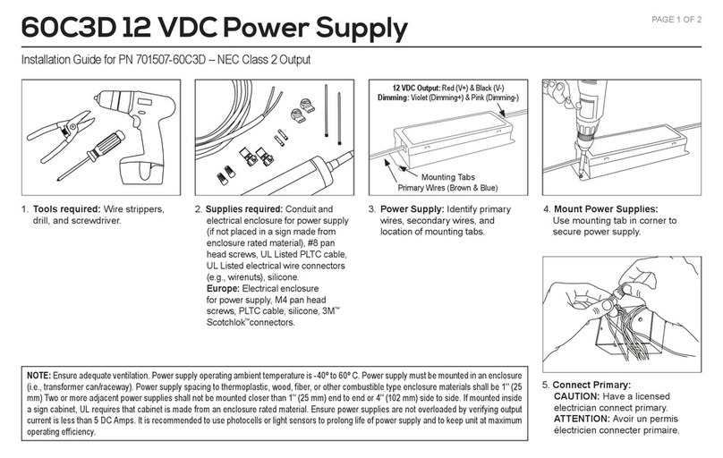 SloanLED 701507-60C3D installation guide