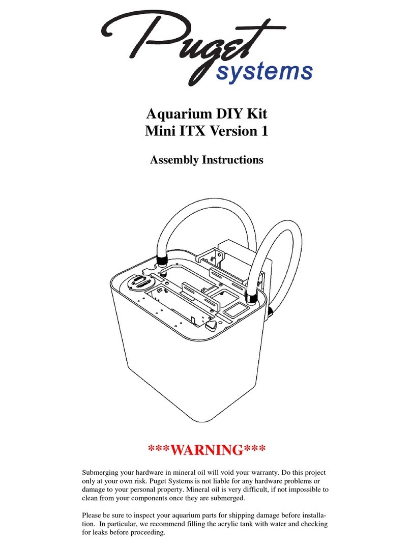 Puget Aquarium DIY Kit Mini ITX Assembly instructions