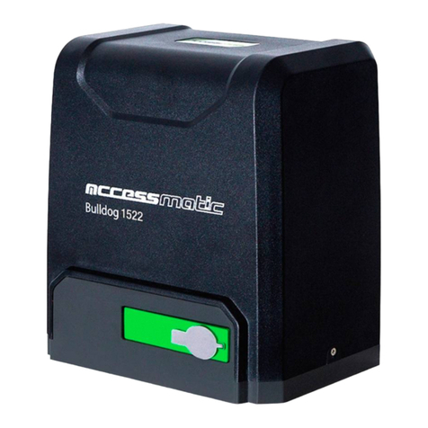 Accessmatic Bulldog 1522 user manual