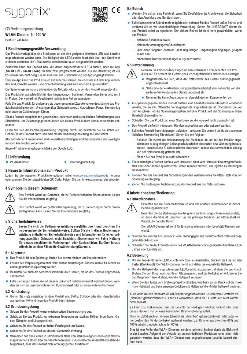 Sygonix 2464453 User manual