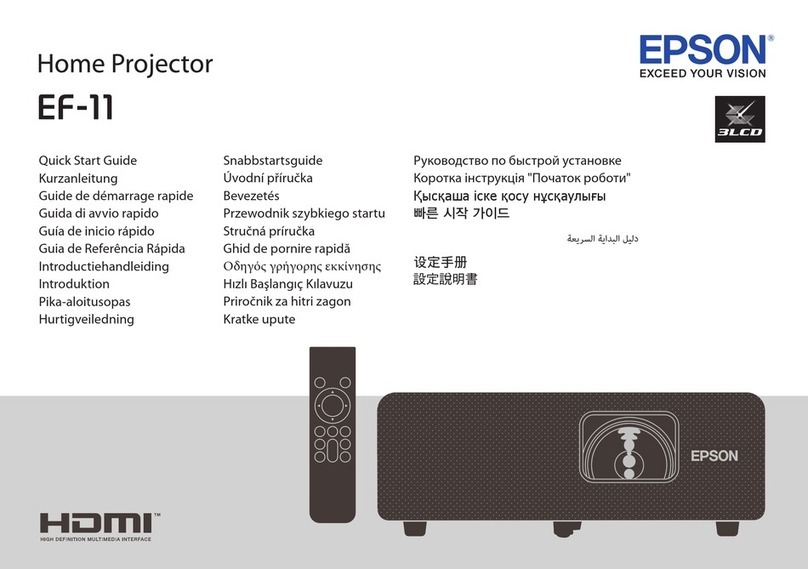 Epson EF11 User manual