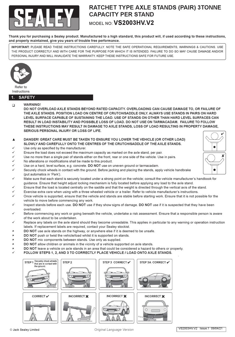 Sealey VS2003HV.V2 User manual