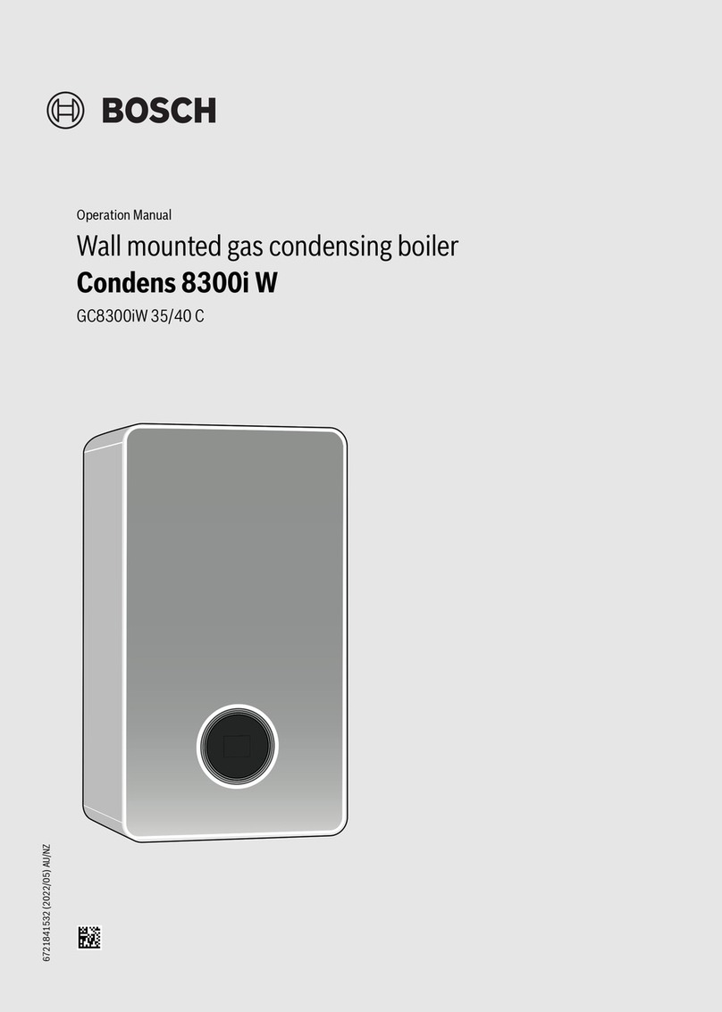 Bosch Condens 8300i W User manual