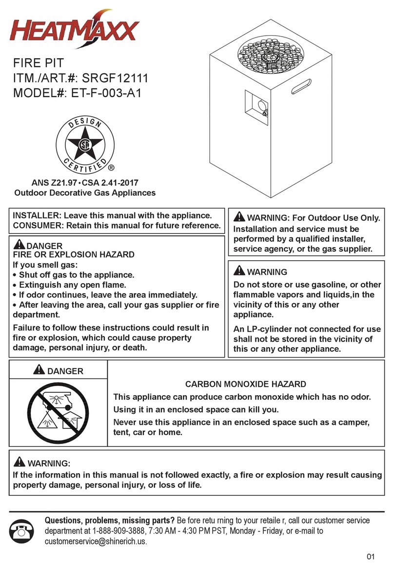 Heatmaxx ET-F-003-A1 manual