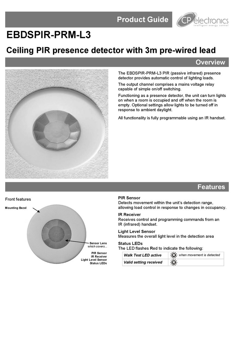 C.P. Electronics EBDSPIR-PRM-L3 User manual