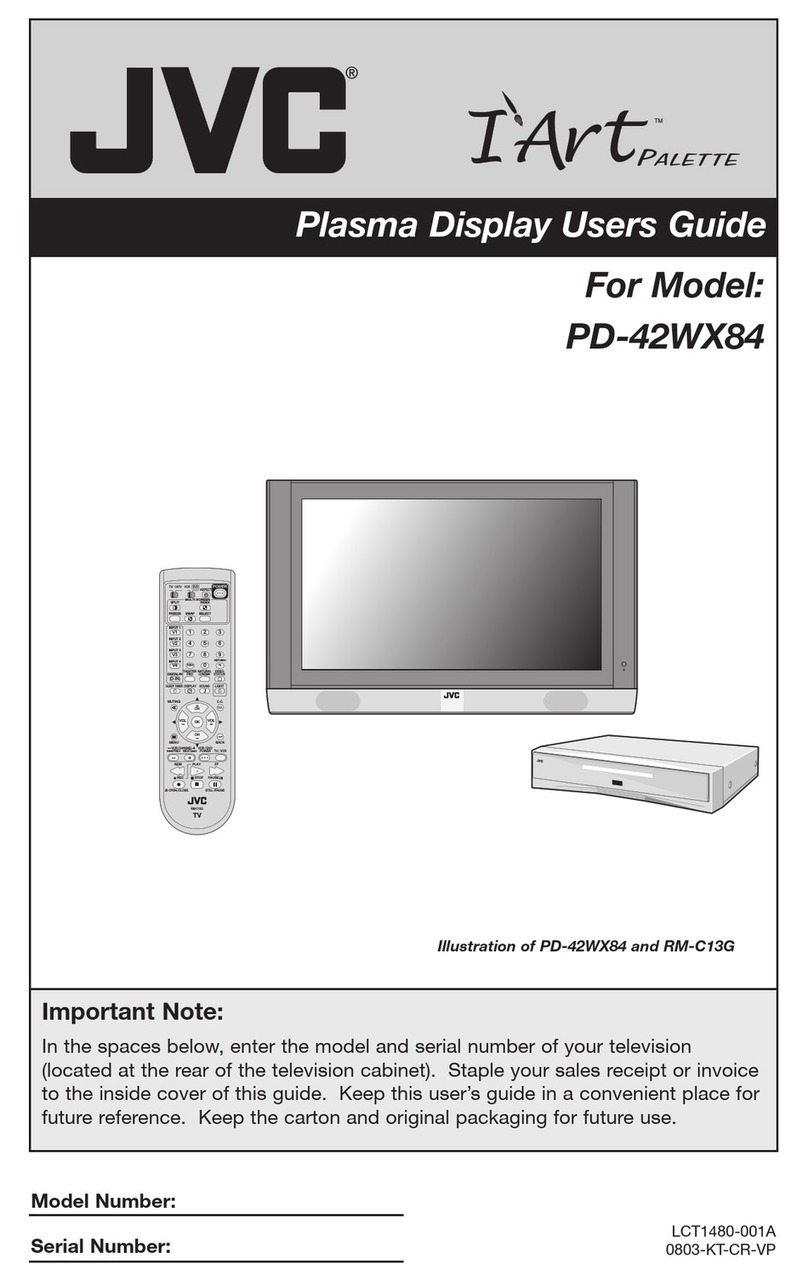 JVC PD-42WX84 User manual