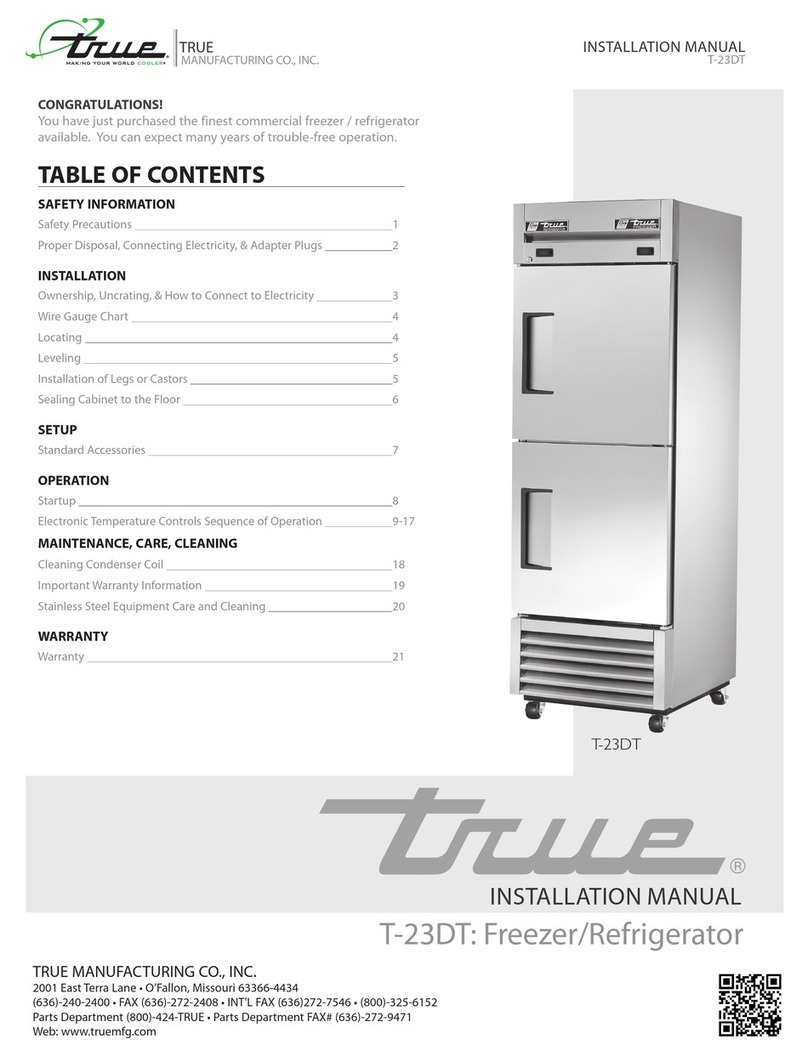 True T-23DT-HC User manual