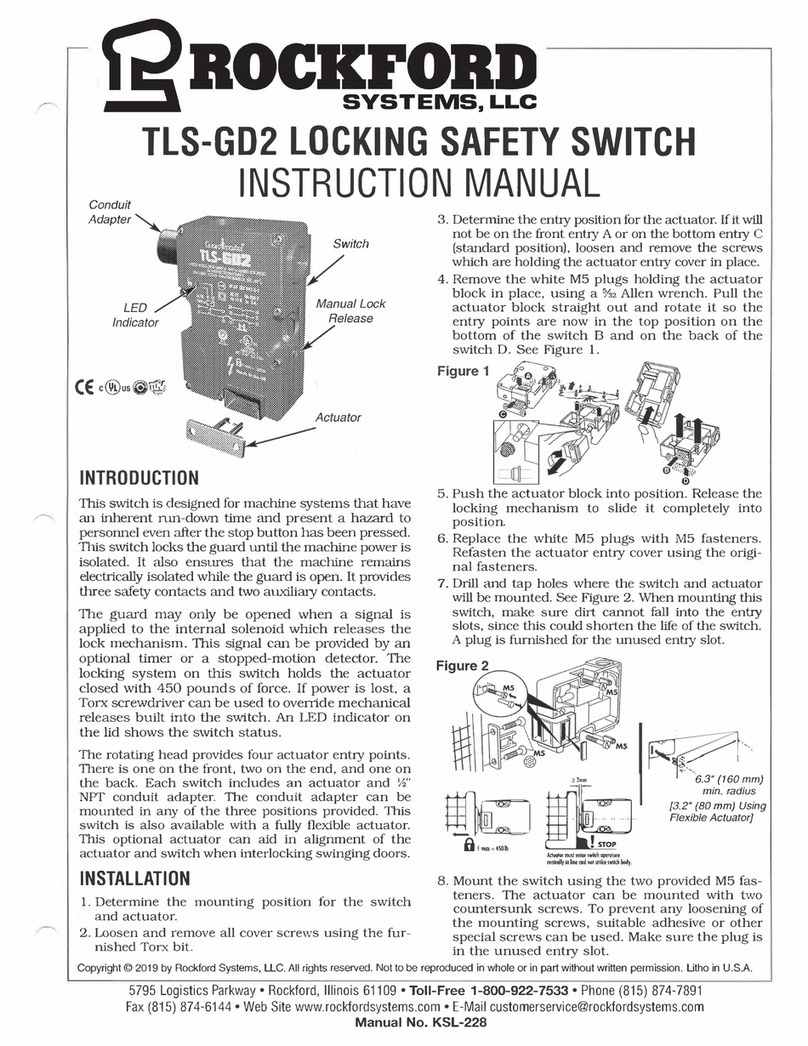 Rockford Systems TLS-GD2 instruction manual