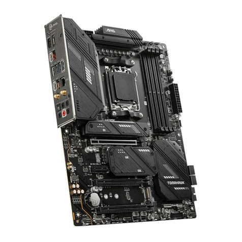 MSI MAG X670E TOMAHAWK WIFI User manual