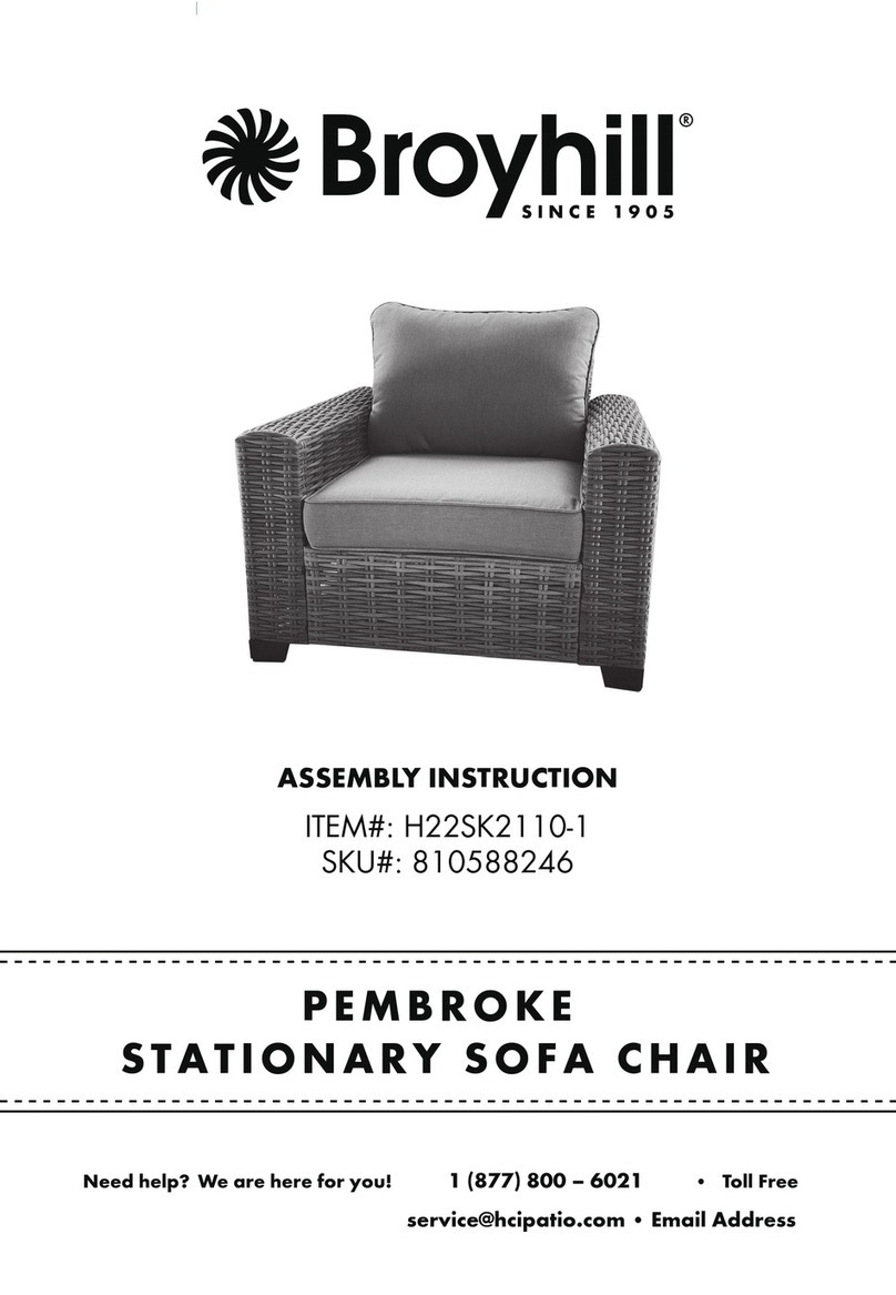 Broyhill H22SK2110-1 Assembly instruction
