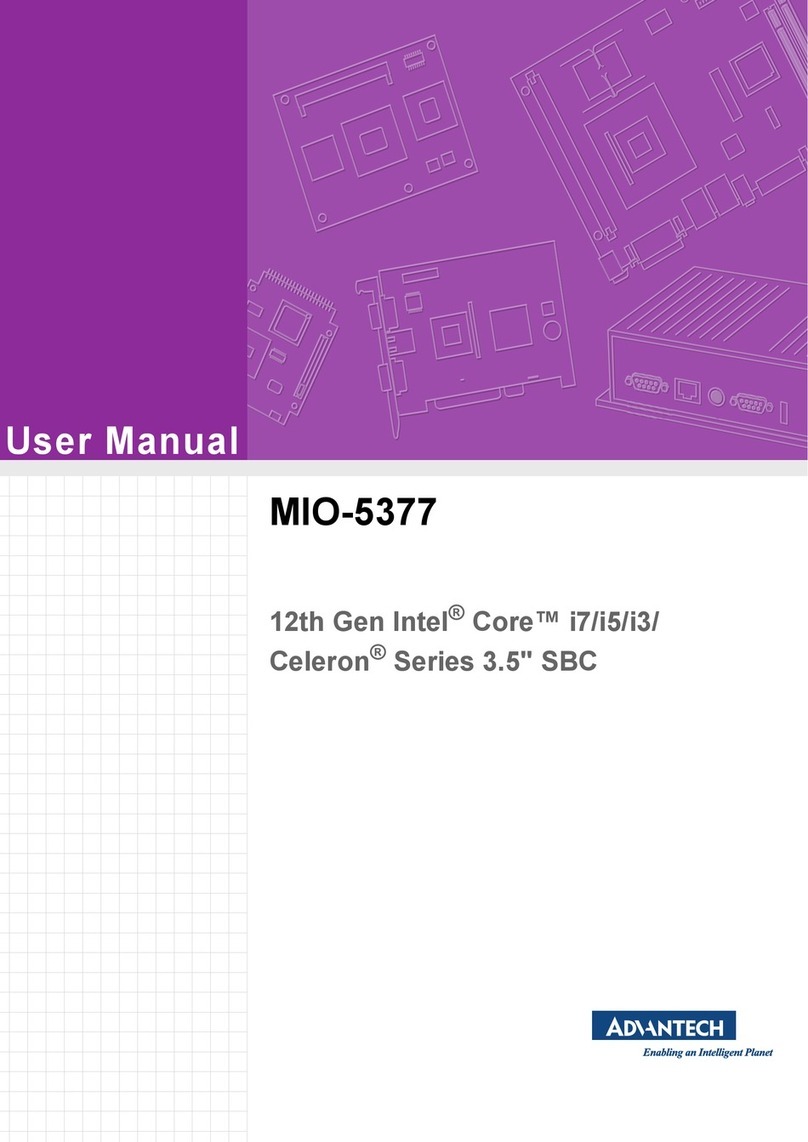 Advantech MIO-5377 User manual