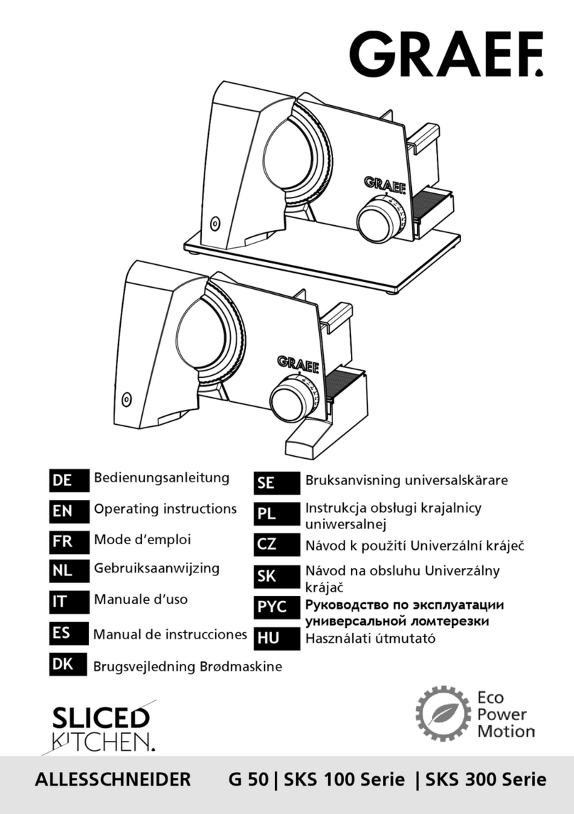 Graef G 50 User manual