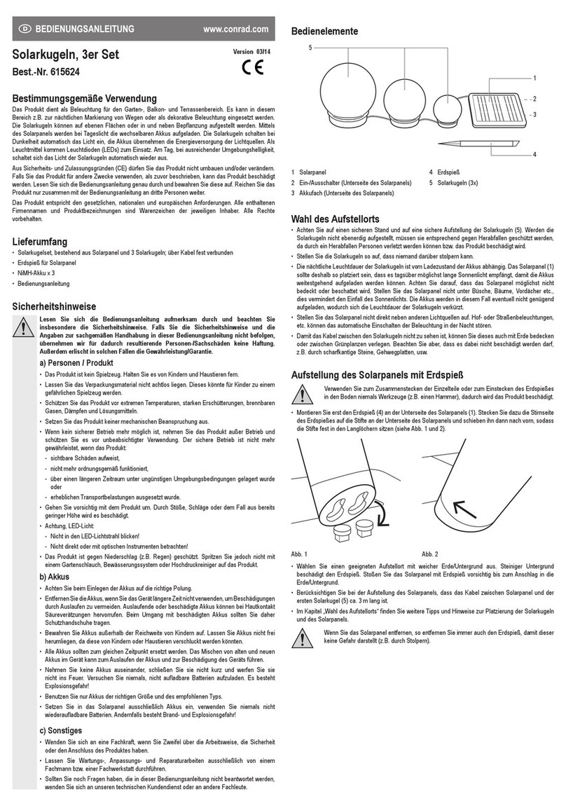 Conrad 615624 operating instructions