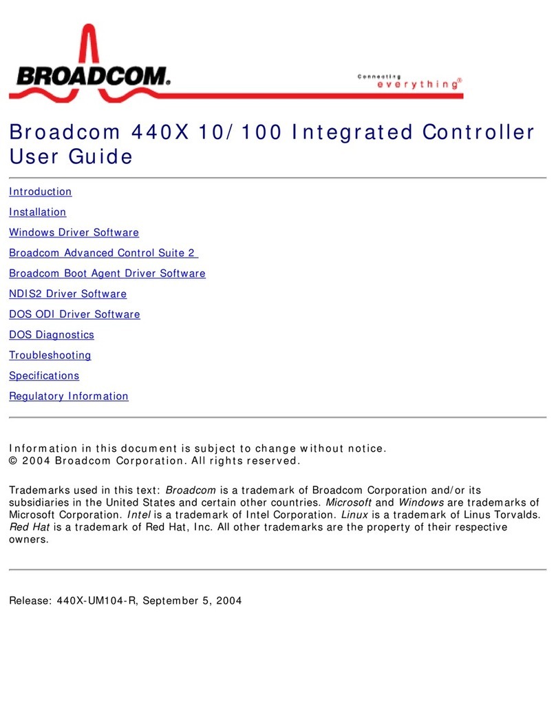 Broadcom 440X user guide Broadcom 440X user guide