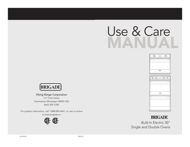 Brigade CRVSOE330WH User manual