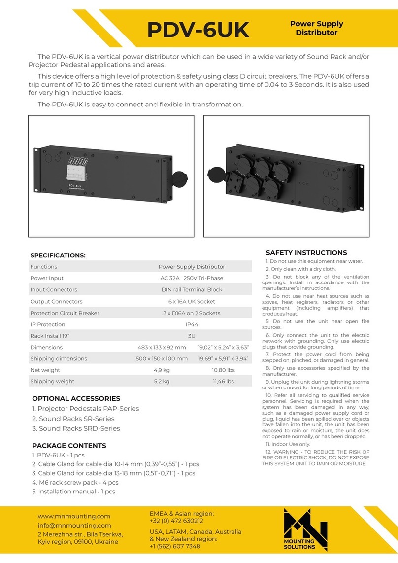 Mounting Solutions PDV-6UK quick start guide