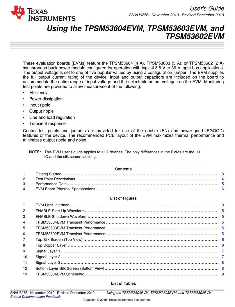 Texas Instruments TPSM53604EVM User manual