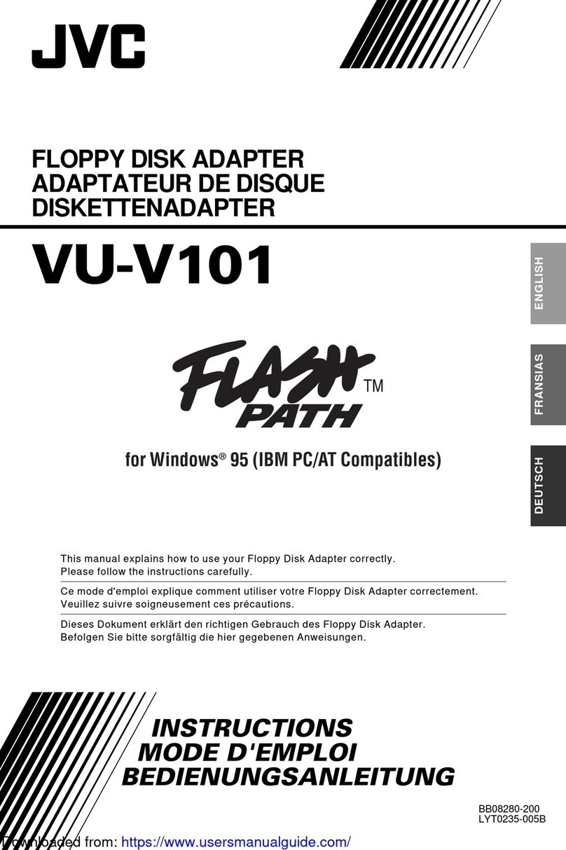 JVC FLASH PATH VU-V101E User manual