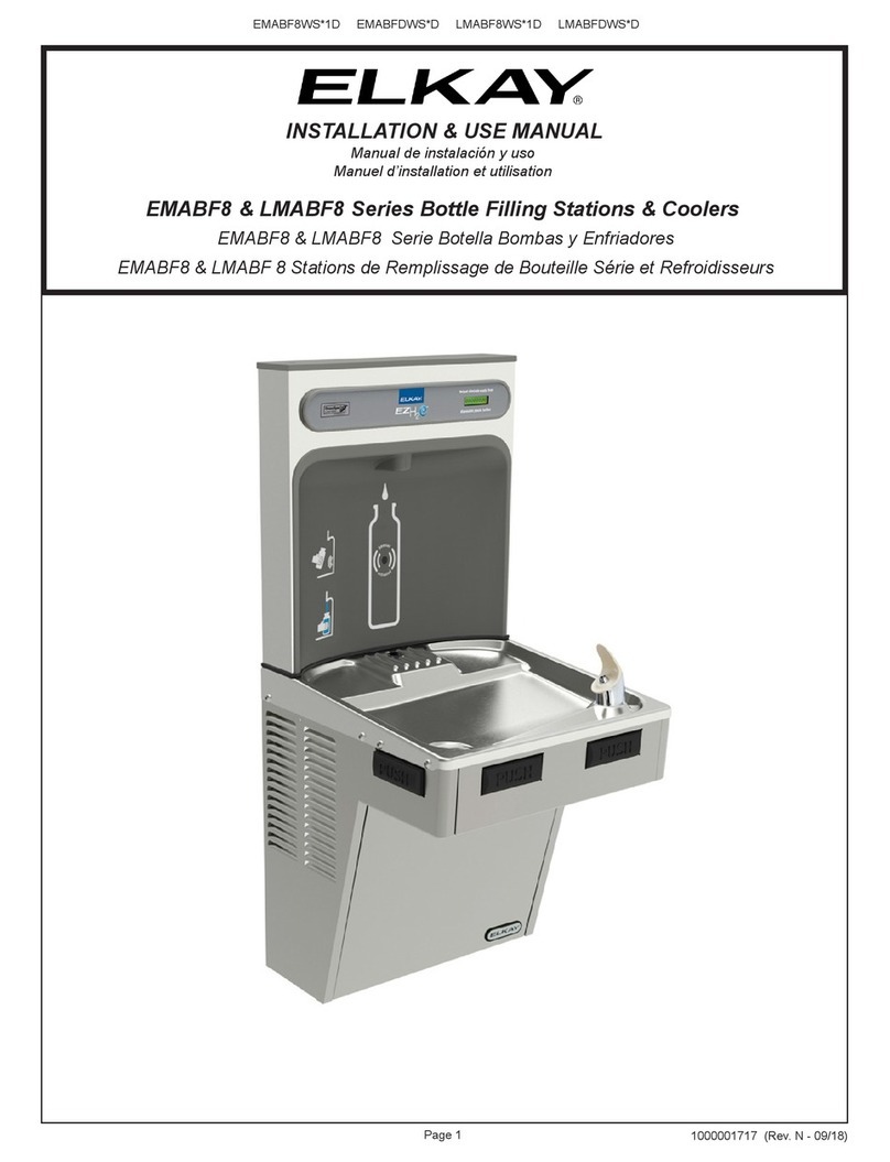 Elkay EMABF8 Series Instructions for use