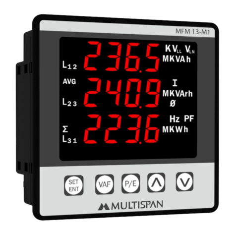 MULTISPAN MFM 13-M1 User manual