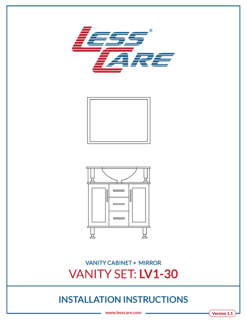 less care LV1-30 installation instructions less care LV1-30 installation instructions