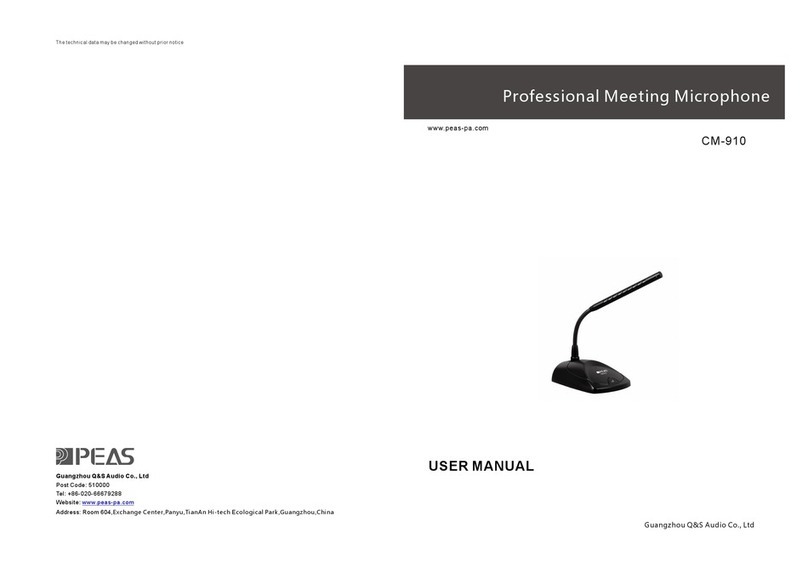 PEAS CM-910 user manual