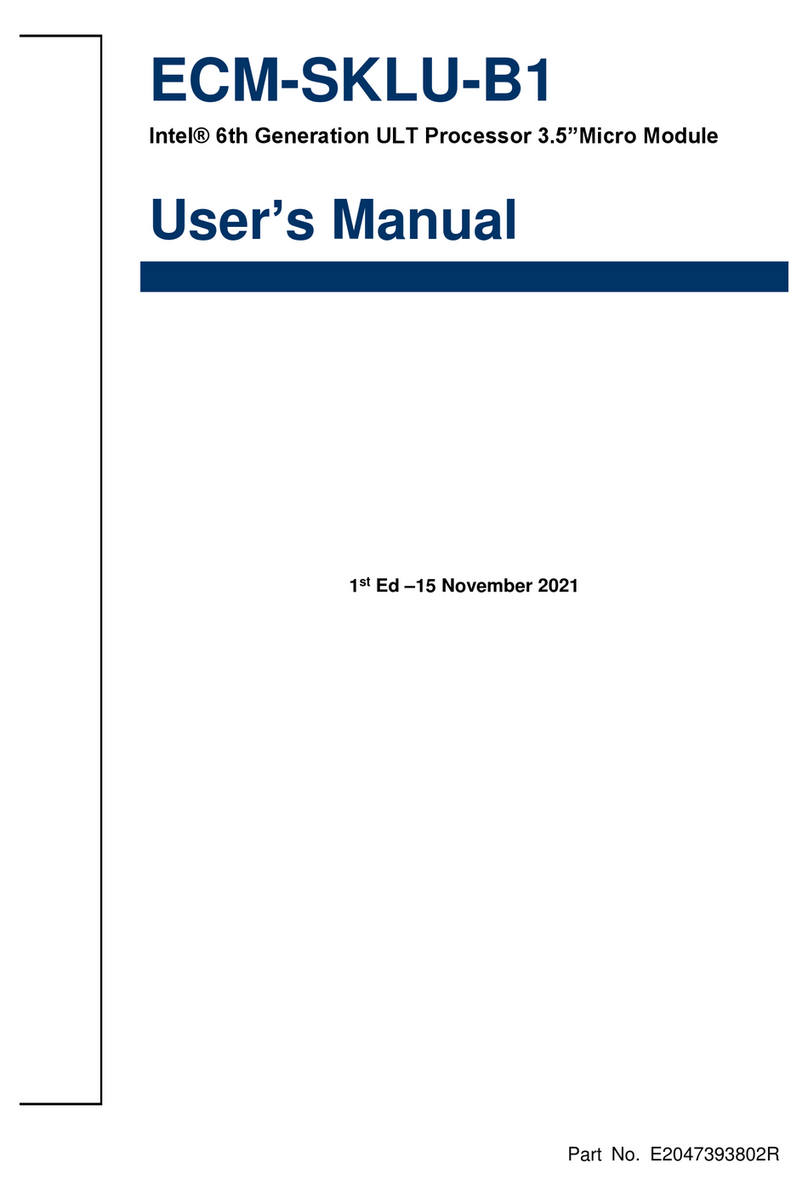 Avalue Technology ECM-SKLU-B1 user manual