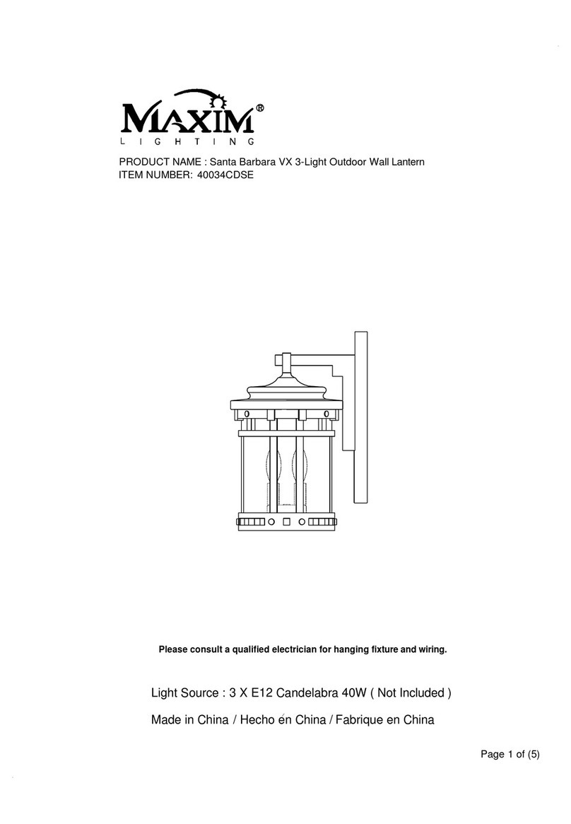 Maxim Santa Barbara VX User manual