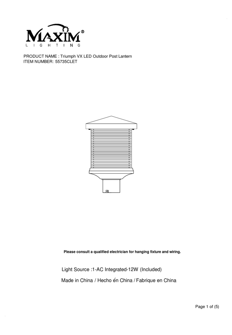 Maxim Triumph VX User manual