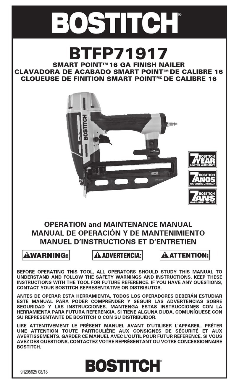 Bostitch SMART POINT BTFP71917-CA User manual