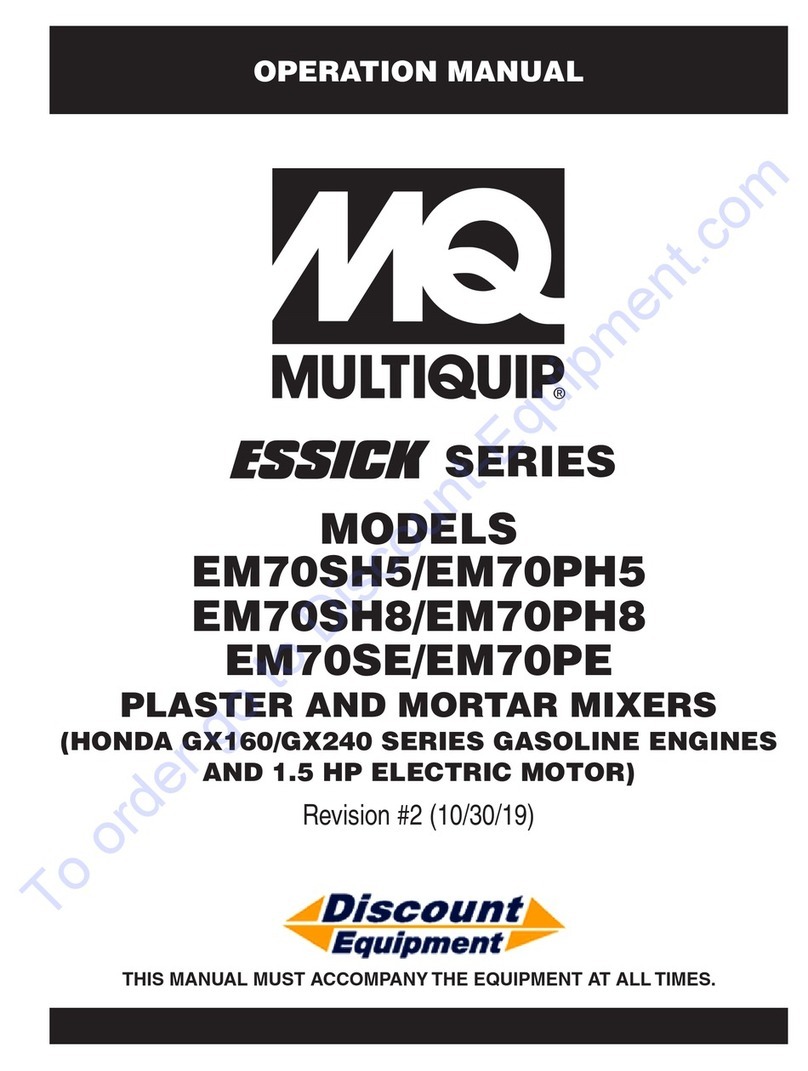 MULTIQUIP EM70SH5 User manual