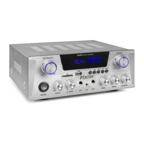 Fenton AV430 User manual Fenton AV430 User manual