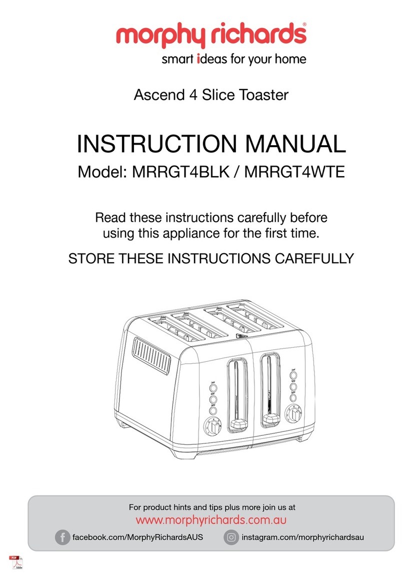Morphy Richards MRRGT4BLK User manual