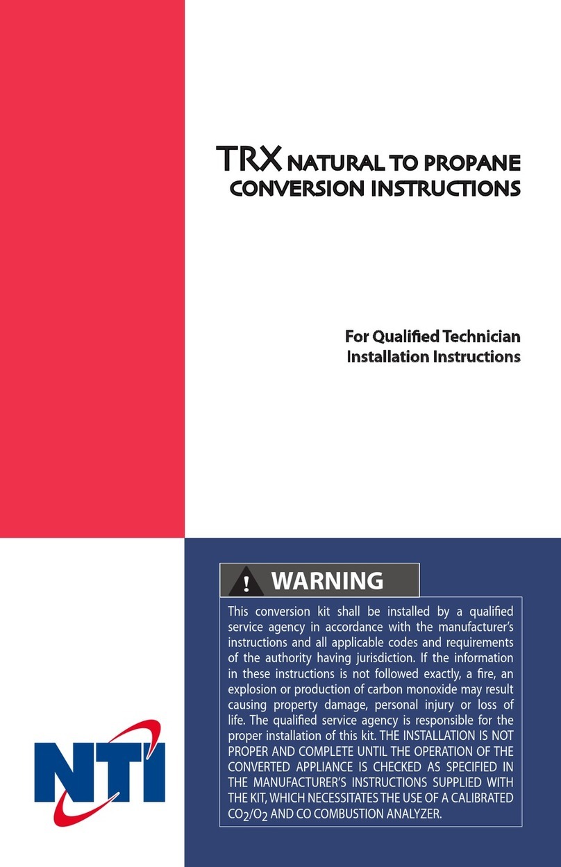 NTI TRX085 Conversion instructions