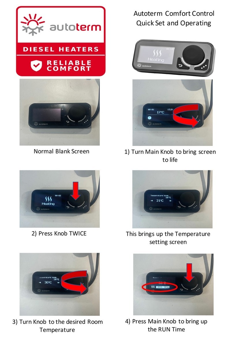 AUTOTERM Comfort Control PU-CC quick start guide AUTOTERM Comfort Control PU-CC quick start guide