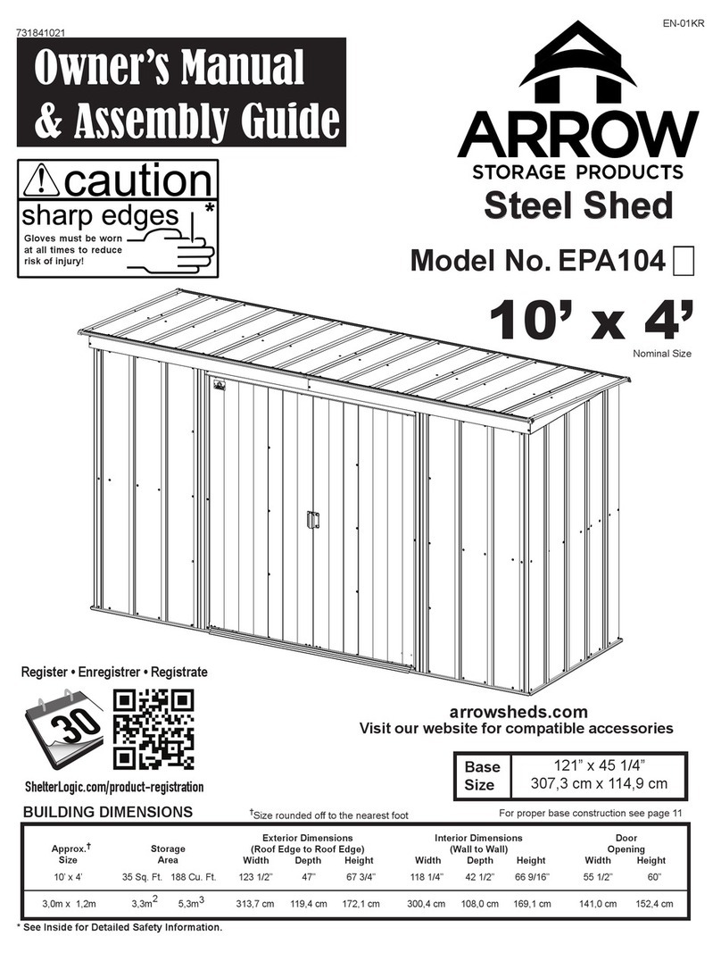 Arrow Storage Products EPA104 Instructions for use