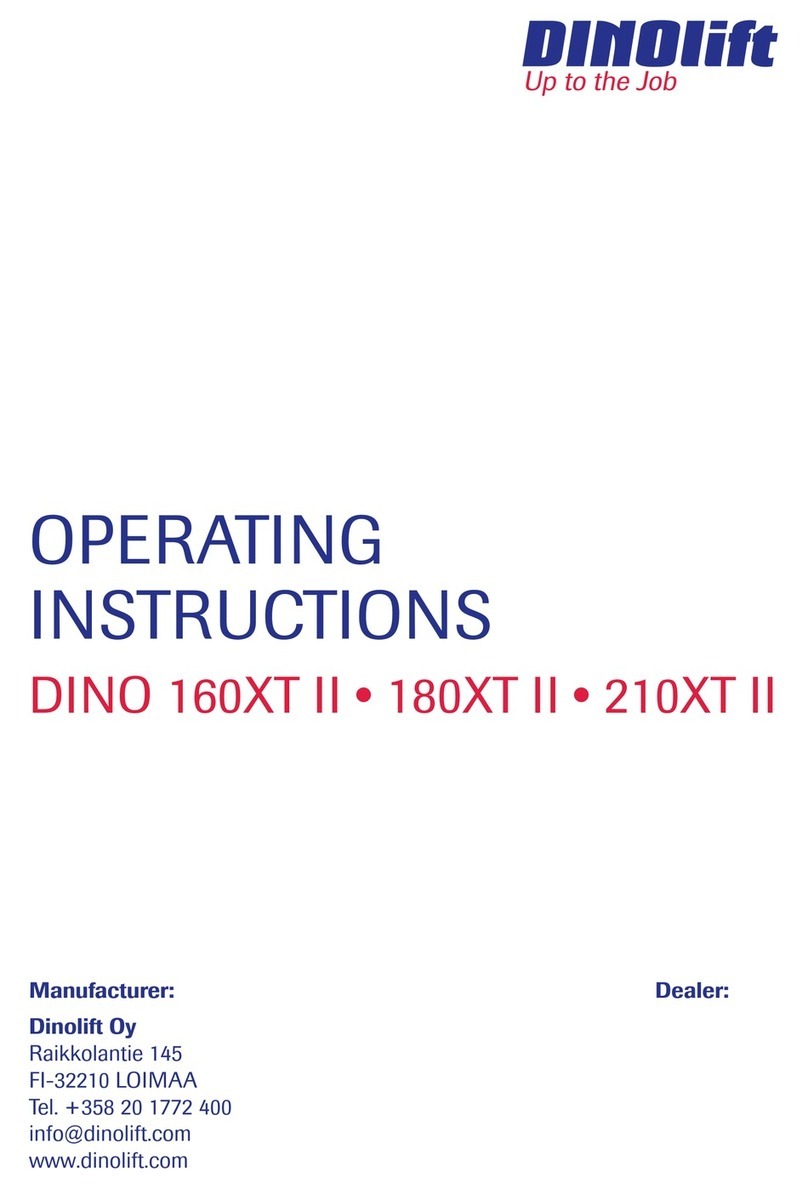 Dino lift DINO 160XT II operating instructions
